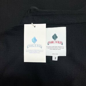 絶賛 定価3万 FRANKLIN MUSK・アメリカ・ニューヨーク発 ポロシャツ 高品質シルク/コットン混 薄手 速乾 涼しい 洗練 ビジネス サイズ2の画像8
