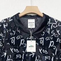 新作ヨーロッパ製※定価2万◆ブルガリア発※RISELIN 半袖Tシャツ 薄手 速乾 透かし 個性 折り襟 トップス スウェット 夏服 レディース L_画像3