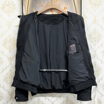 最高級EU製＆定価6万◆UABONI*Paris*ジャケット*ユアボニ*パリ発◆上品 ソフト 防風 オシャレ 無地 ブルゾン アウトドア 通勤通学 M/46_画像3