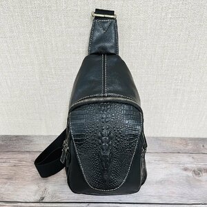 絶賛 ボディバッグ 定価12万 FRANKLIN MUSK・アメリカ・ニューヨーク発 高級牛革 本革 撥水 2way 鞄 ワンショルダーバッグ 斜め掛け メンズ