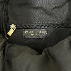 人気 ボディバッグ 定価11万 FRANKLIN MUSK・アメリカ・ニューヨーク発 上級牛革 レザー 本革 鞄 肩掛け バイク 通勤 メンズ 紳士の画像10