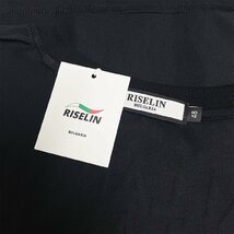 個性ヨーロッパ製※定価2万◆ブルガリア発※RISELIN 半袖Tシャツ 上質 綿100％ 通気 ソフト オシャレ 蝶柄 カットソー ストリート 街着 XL_画像8