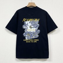 最高級ヨーロッパ製※定価2万◆ブルガリア発※RISELIN 半袖Tシャツ 上品 通気 薄手 イラスト カットソー スウェット レトロ 男女兼用 L/48_画像1