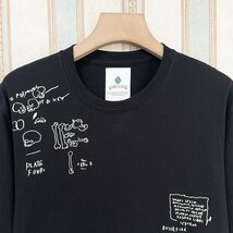 個性 定価2万 FRANKLIN MUSK・アメリカ・ニューヨーク発 半袖Tシャツ 快適 通気 ソフト 手描き風 英字 人気 トップス 夏服 サイズ2_画像3