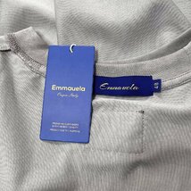 高級・半袖Tシャツ 定価2万◆Emmauela・イタリア・ミラノ発◆上品 通気 個性 オシャレ ウオッシュ加工 キラキラ トップス ストリート日常48_画像9