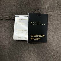 定価5万★christian milada・ミラノ発・カーディガン★上質 ミンク混 高級 ニット 保温 無地 長袖 ミニマル ユニセックス 秋冬 XL/50サイズ_画像10