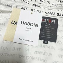 ★★個性EU製＆定価6万◆UABONI*Paris*長袖シャツ*ユアボニ*パリ発◆人気 薄手 快適 総柄 英字柄 アメカジ トップス ジャケット 2XL/52_画像8