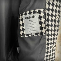 一枚限定EU製＆定価6万◆UABONI*Paris*ジャケット*ユアボニ*パリ発◆個性 保温 快適 チェック柄 個性 スタジャン ストリート L/48サイズ_画像9