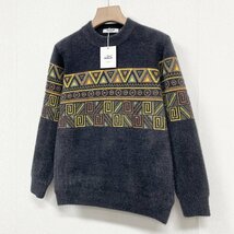 最上級ヨーロッパ製※定価5万◆ブルガリア発※RISELIN セーター ニット ミンク/カシミヤ混 快適 防寒 柔らかい お洒落 秋冬 XL/50サイズ_画像8