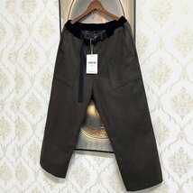 最高級EU製＆定価5万◆UABONI*Paris*スラックス*ユアボニ*パリ発◆高品質カシミヤ ソフト 厚手 通気 ズボン ロングパンツ ボトムス 通勤 L_画像10