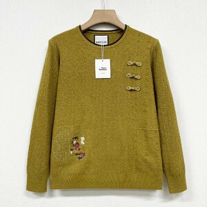  new work Europe made * regular price 5 ten thousand * BVLGARY a departure *RISELIN sweater soft warm easy on goods knitted beautiful . put on .. lady's 2XL/52