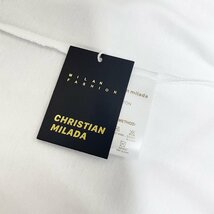 定価2万★christian milada・ミラノ発・半袖Tシャツ★コットン100％ 快適 通気 オシャレ クリスマス トップス スウェット ユニセックス 48_画像9