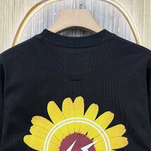 定価2万★christian milada・ミラノ発・半袖Tシャツ★上品 ナチュラル ゆったり 快適 スウェット デイジー柄 可愛い 定番 男女兼用 夏 XL_画像5