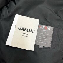 上級EU製＆定価6万◆UABONI*Paris*ブルゾン*ユアボニ*パリ発◆上質 耐久 防風 薄手 無地 立体感 ジャケット 個性 アウター ストリート 2XL_画像10