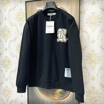 一枚限定EU製＆定価4万◆UABONI*Paris*トレーナー*ユアボニ*パリ発◆米国産コットン100％ ソフト カシューナッツ柄 ict プルオーバー L/48_画像5