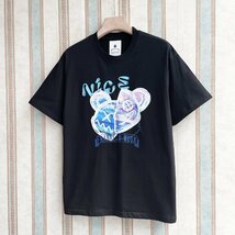 人気 定価2万 FRANKLIN MUSK・アメリカ・ニューヨーク発 半袖Tシャツ 高級 個性 クマ カットソー カジュアル ゆったり トップス サイズ2_画像10