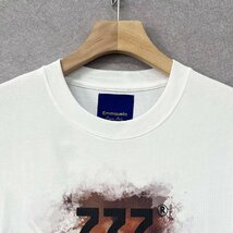 個性・半袖Tシャツ 定価2万◆Emmauela・イタリア・ミラノ発◆コットン100％ ソフト 通気 上品 オシャレ イラスト カットソー ゆったり 2XL_画像4