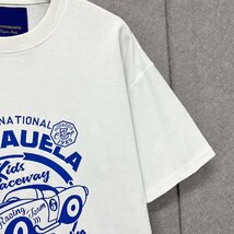 高級・半袖Tシャツ 定価2万◆Emmauela・イタリア・ミラノ発◆綿100％ 上質 薄手 通気 個性 車 プルオーバー カットソー アメカジ 夏服 L_画像7