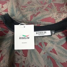 絶賛ヨーロッパ製※定価3万◆ブルガリア発※RISELIN ブラウス 高級シルク/綿混 涼しい ゆったり 薄手 速乾 総柄 オシャレ レーディス 夏 L_画像7