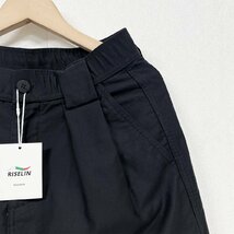 高級ヨーロッパ製※定価3万◆ブルガリア発※RISELIN ショートパンツ コットン100％ ゆったり 通気 爽やか 無地 定番 半ズボン 短パン 夏 L_画像7