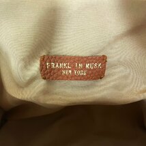 高級 ハンドバッグ 定価12万 FRANKLIN MUSK・アメリカ・ニューヨーク発 天然素材 編み 上品 2way ショルダーバッグ 斜め掛け レディース_画像10