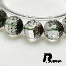 絶賛 EU製 定価6万円★ROBEAN・グリーントルマリン★パワーストーン ブレスレット 天然石 金運 浄化 綺麗 ギフト 11.3-11.8mm 1001G406_画像4