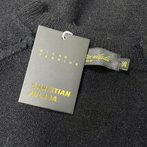 定価5万★christian milada・ミラノ発・セーター★上品 保温 ソフト 切替 ニット トップス キレイめ 着痩せ エレガント レディース M/36_画像7