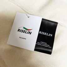 定番 ヨーロッパ製※定価5万◆ブルガリア発※RISELIN ニット ウール混 高品質 ハイネック 暖か 薄手 インナー 無地 快適 レディース M/46_画像10