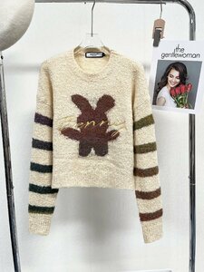  on goods Europe made * regular price 5 ten thousand * BVLGARY a departure *RISELIN sweater wool . protection against cold easy rabbit cute short pretty lady's L/48