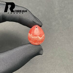 上級 EU製 定価5万円★ROBEAN・インカローズペンダント★パワーストーン アクセサリー 天然石 幸運 高級 約19.2*16.3*9.4mm 1001G1426