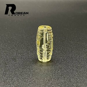  excellent article EU made regular price 5 ten thousand jpy *ROBEAN*chi bed heaven .* citrine Phantom * Power Stone accessory natural stone luck with money approximately 29.9*14.3mm 1001G1492