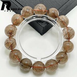  excellent article EU made regular price 14 ten thousand jpy *ROBEAN* silver rutile * Power Stone bracele silver needle crystal natural stone raw ore beautiful amulet 14.9-15.8mm 1008J248