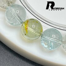 絶賛 EU製 定価5万円★ROBEAN・トパーズ★パワーストーン ブレスレット 天然石 原石 マルチカラー 綺麗 お守り 10-10.6mm 1001G808_画像3