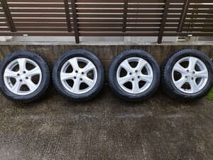 E12 ノート ホイール＆スタッドレスタイヤ 4本セット　185/65R15 4H PCD100 15×5.5J +40 ピレリ アイスアシンメトリコ　１５インチ　中古 