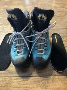  USED La Sportiva スポルティバ TRANGO TOWER GTX WOMAN トランゴタワー エメラルド EU36 JP23.1cm