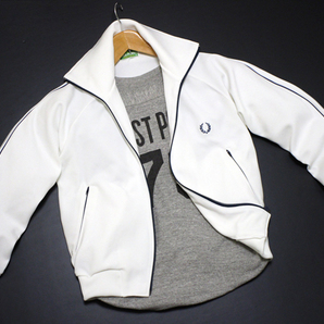 激レア 80's ! FRED PERRY フレッドペリー ビンテージ 旧タグ&美品☆ トラック ジャージ♪ ジャケット モッズ 日本製 ヒットユニオン 90sの画像9