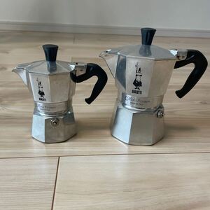  used makineta*BIALETTI Via reti mocha Express 3 cup for,1 cup for *2 point set 