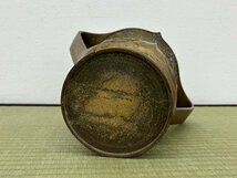 唐物 古銅 饕餮紋 花瓶 花入 花生 花器 中国古玩 華道具 骨董品 美術品 3715lcyN_画像10