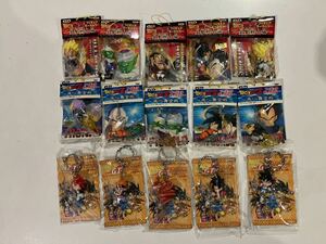 ⑤☆ドラゴンボールZ・GT☆フィギュアキーホルダー☆全5種・3セット・バンプレスト・非売品！