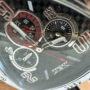 Ka ネコポス JARAGAR メンズ腕時計 スポーツレーシングデザイン 自動巻 中古 現状品の画像10