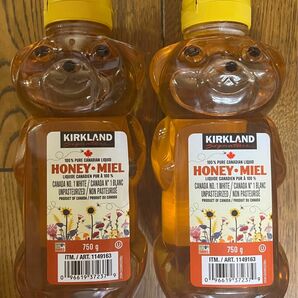 2個　KIRKLAND カークランド 100%（蜂蜜・はちみつ・ハチミツ）750g