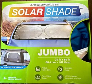 SOLAR SHADE 自動車用 サンシェード 3枚入りセット