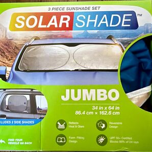 SOLAR SHADE 自動車用 サンシェード 3枚入りセット