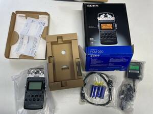 ほぼ未使用　SONY PCM-D50 リニアPCMレコーダー ICレコーダー ソニー