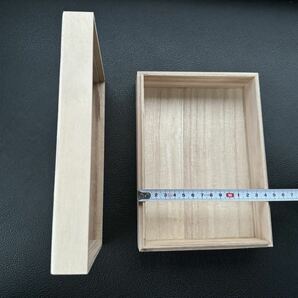 桐箱 空箱 小箱 小物入れ 木材 6個の画像6