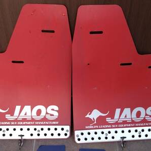 【使用期間：1年以内】JAOS／ジャオス製 三菱 パジェロ用 JAOS マッドガードIII (フロント：B621327F、リア：B621325R)の画像2