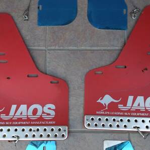 【使用期間：1年以内】JAOS／ジャオス製 三菱 パジェロ用 JAOS マッドガードIII (フロント：B621327F、リア：B621325R)の画像3