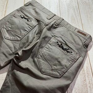 【NICOLE CLUB FOR MEN】ストレッチ シューカット カラーパンツ サイズ46 デニムパンツ ジーンズ