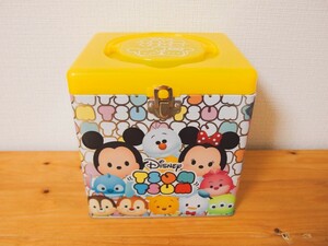 ディズニー ツムツム ハンドル付 缶バッグ/お菓子 空き缶 収納 ボックス BOX 持ち手 インテリア 小物入れ 雑貨