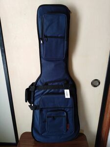 ギターケース ギグバッグ ソフトケース リュックタイプ エレキギター用 PLAYTECH EG-Bag Blue